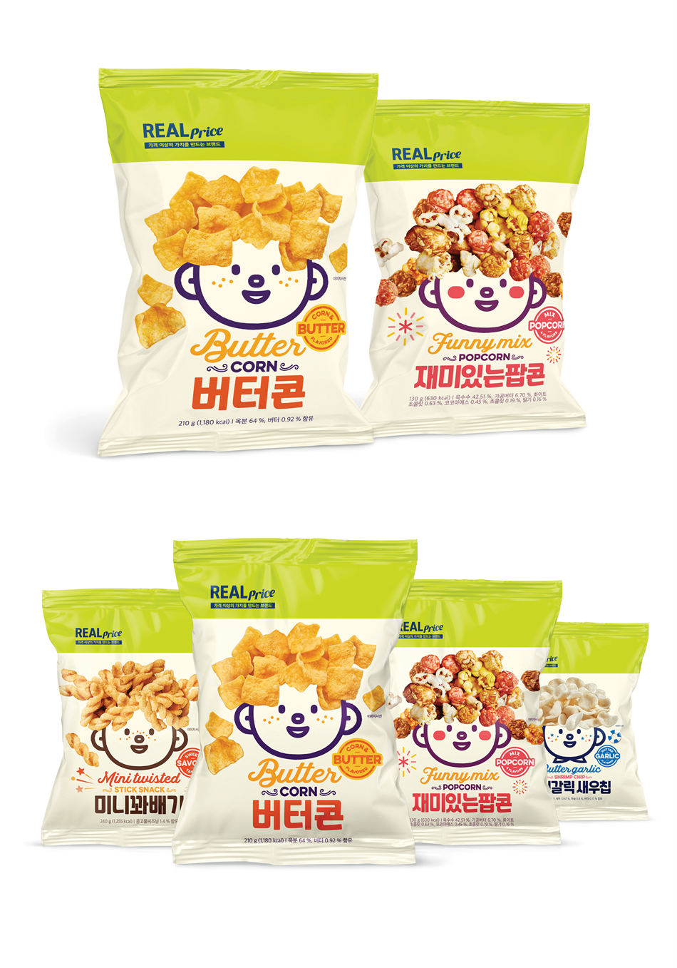 Realprice Hair-Raising Snacks 食物包裝設(shè)計(jì)