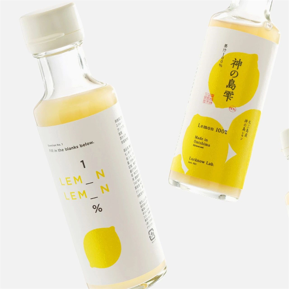 Two-faced 100% Lemon Juice 果汁飲料包裝設(shè)計(jì)